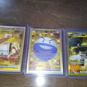 Pokemon Card Set - Gold and Yellow